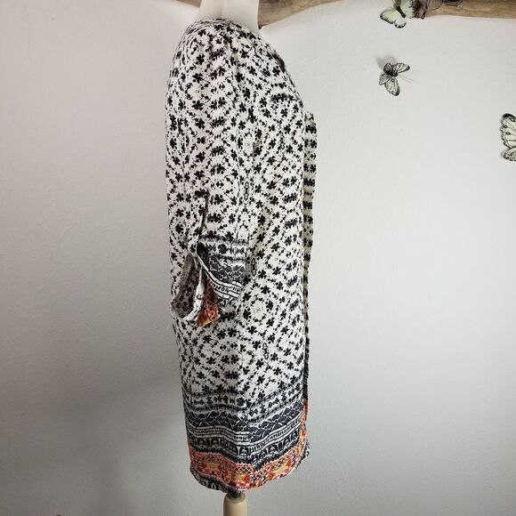 Papaya black and white tunic mini dress - Picture 3 of 6